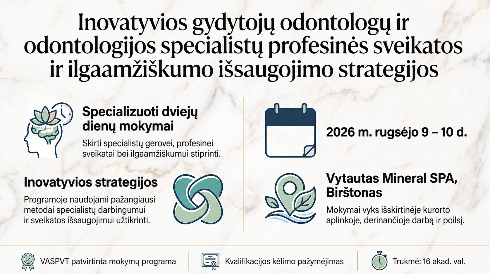 Naujienos "ODONTOLOGŲ PROFESINĖS SVEIKATOS MOKYMAI" viršelis